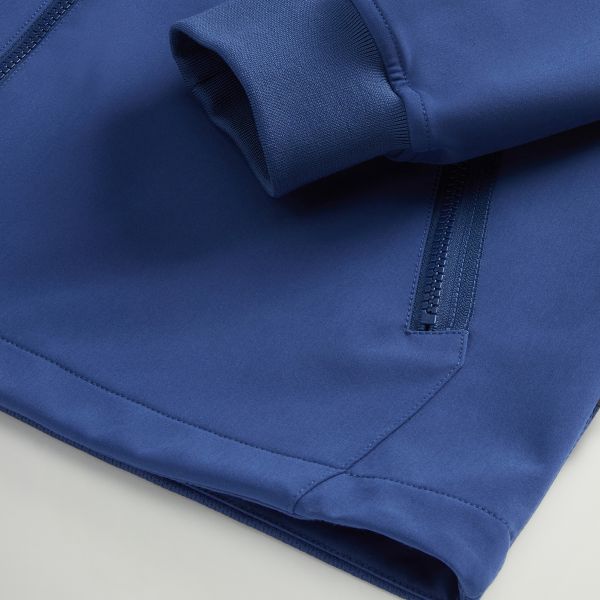 Woolrich Soft Shell Jack Blauw