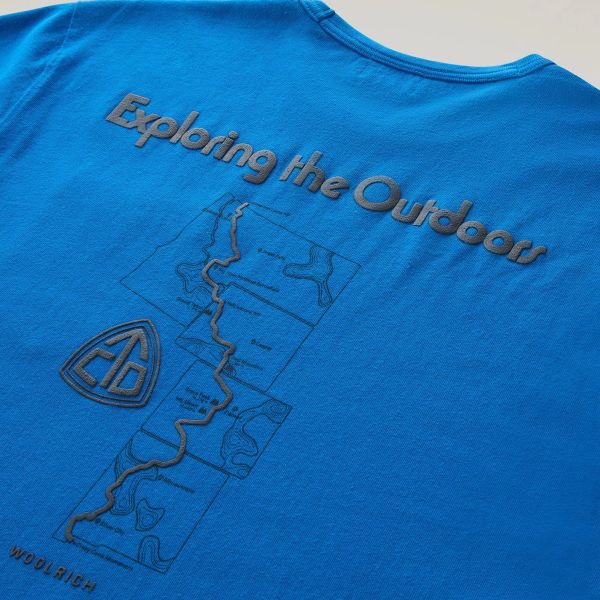 Woolrich Trail T-shirt Blauw