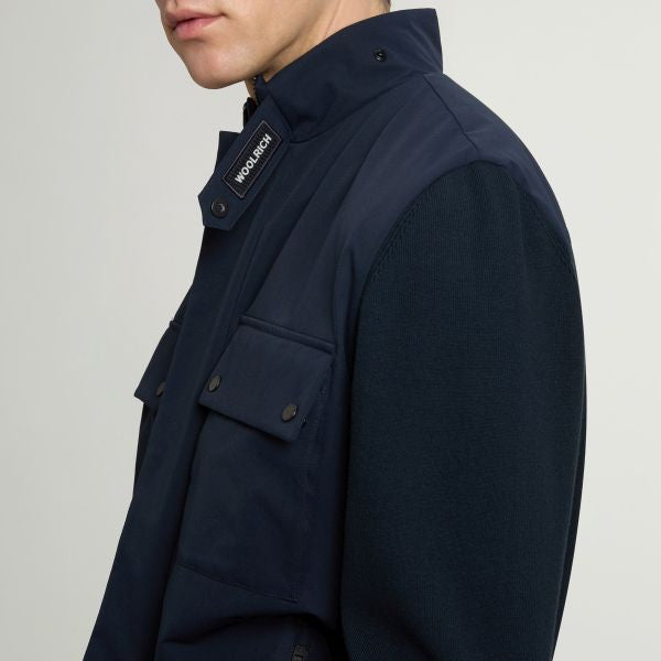 Woolrich Two Layers Hybrid Jack Navy
