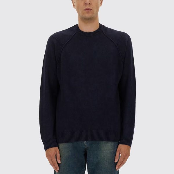 Woolrich Wool Cash Sweater Navy