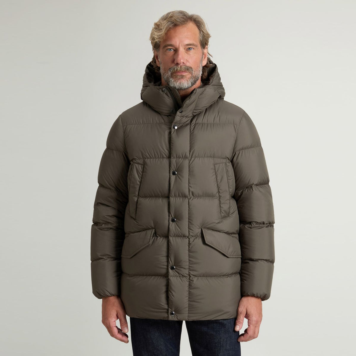Woolrich Cloud Davis Parka Donker Groen