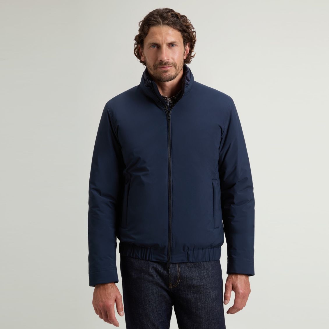 Woolrich Cloud Lewis Bomber Jas Navy
