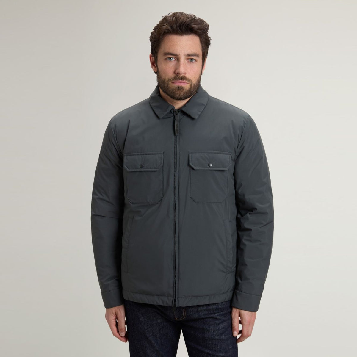Woolrich Cloud Overshirt Antraciet