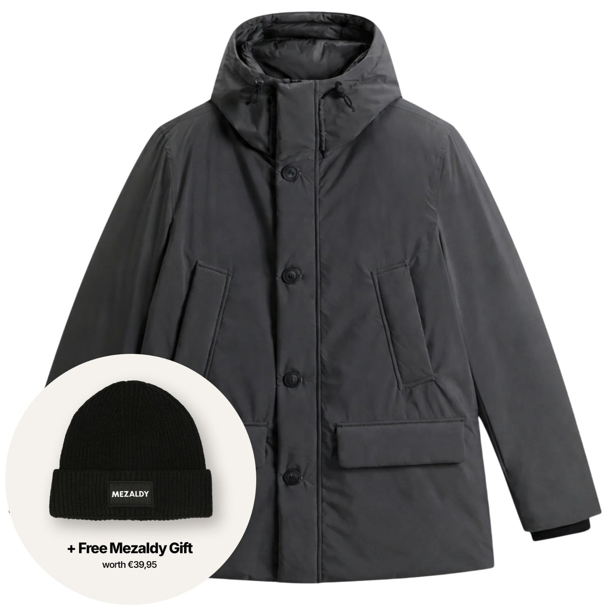 Woolrich Cloud Parka Antraciet