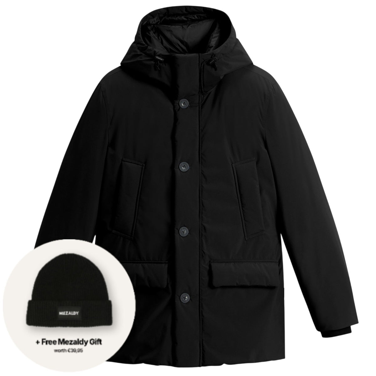 Woolrich Cloud Parka Zwart