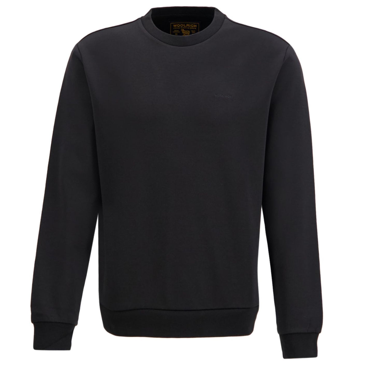Woolrich Logo Interlock Sweater Zwart