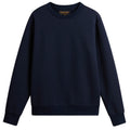 Woolrich Logo Interlock Sweater Navy