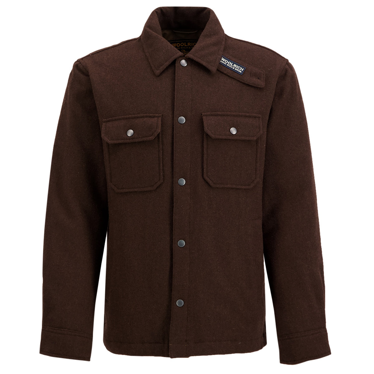 Woolrich Wool Alaskan Overshirt Bruin