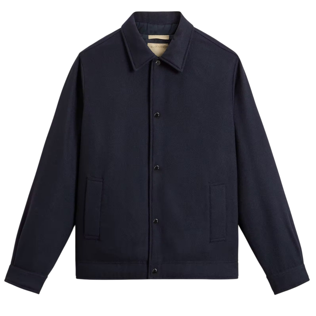 Woolrich Wool Keating Overshirt Navy